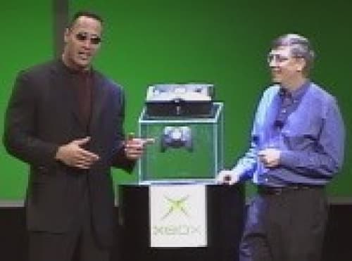 Today Marks 25 Years Since Bill Gates & The Rock Unveiled The OG Xbox 1 Today Marks 25 Years Since Bill Gates & The Rock Unveiled The OG Xbox